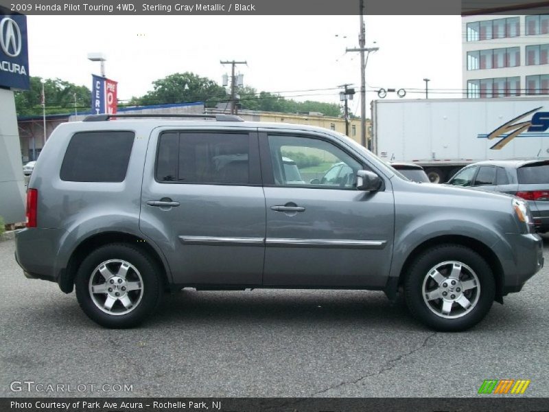 Sterling Gray Metallic / Black 2009 Honda Pilot Touring 4WD