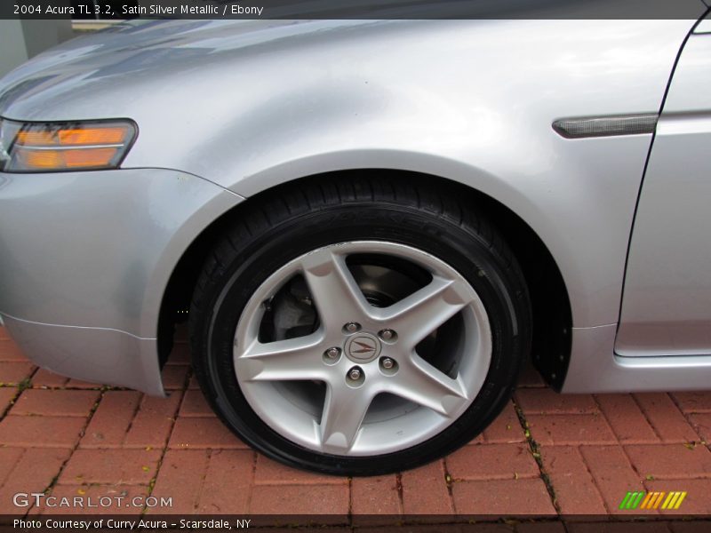Satin Silver Metallic / Ebony 2004 Acura TL 3.2