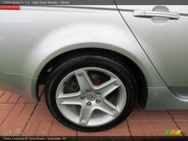 Satin Silver Metallic / Ebony 2004 Acura TL 3.2
