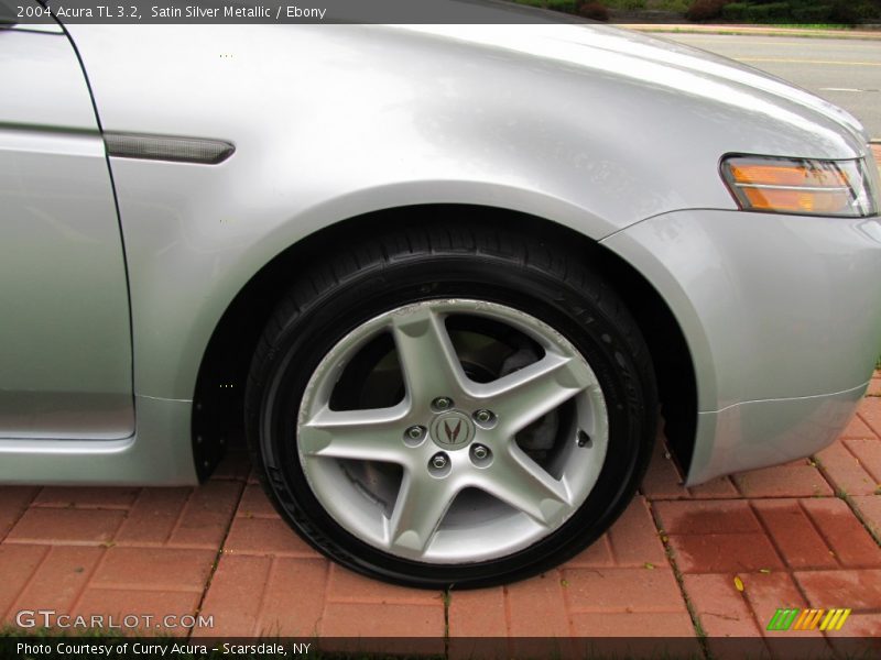 Satin Silver Metallic / Ebony 2004 Acura TL 3.2
