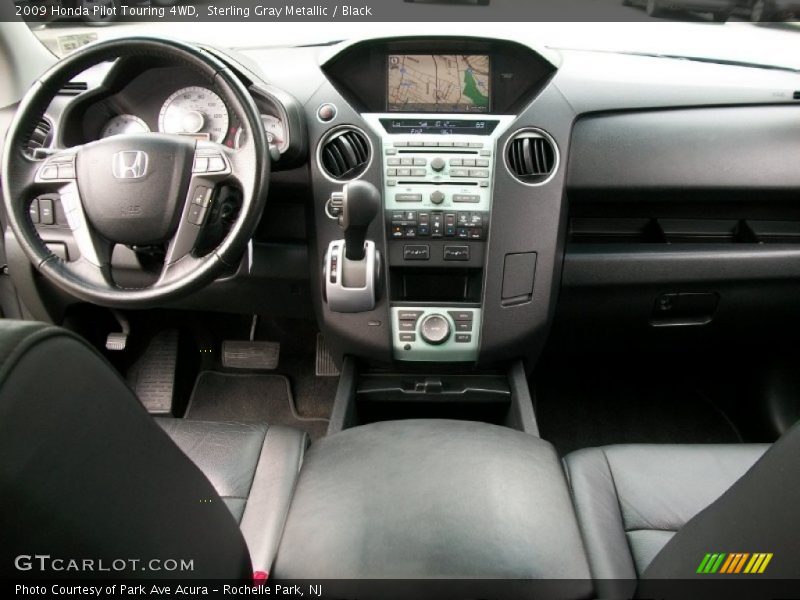 Sterling Gray Metallic / Black 2009 Honda Pilot Touring 4WD