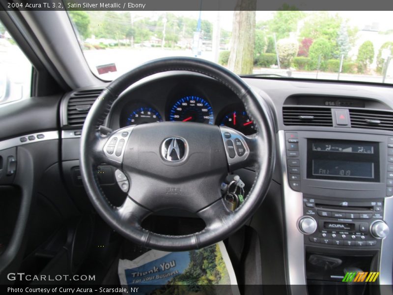 Satin Silver Metallic / Ebony 2004 Acura TL 3.2