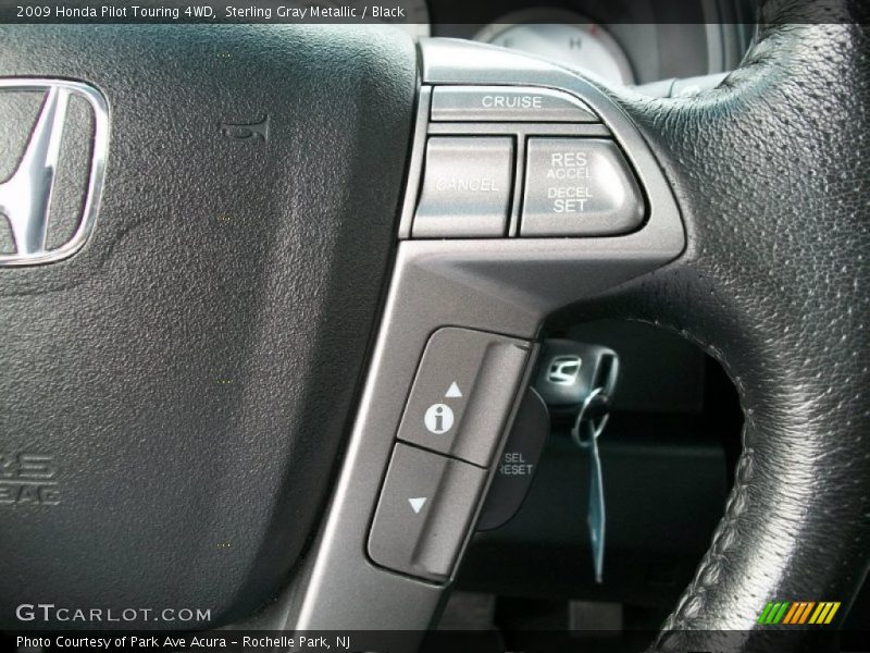 Sterling Gray Metallic / Black 2009 Honda Pilot Touring 4WD