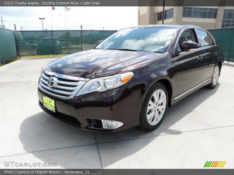 Sizzling Crimson Mica / Light Gray 2011 Toyota Avalon