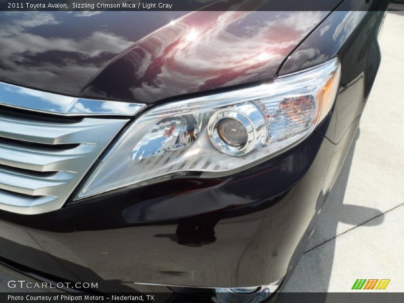 Sizzling Crimson Mica / Light Gray 2011 Toyota Avalon