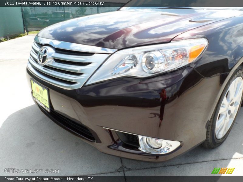 Sizzling Crimson Mica / Light Gray 2011 Toyota Avalon
