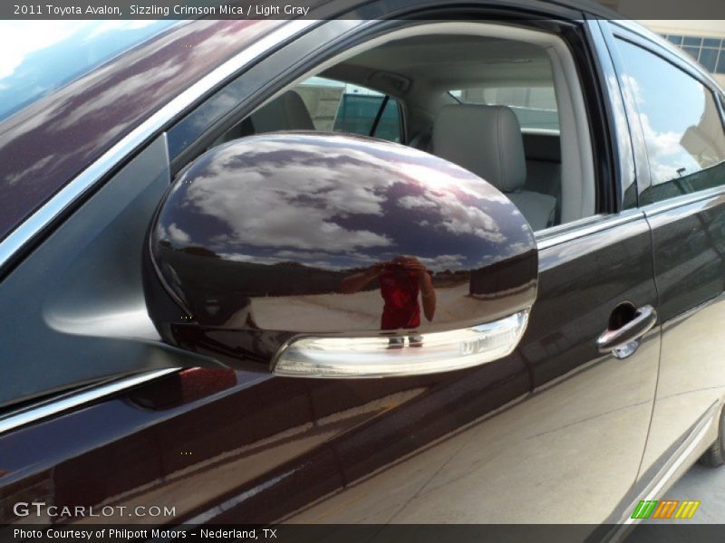 Sizzling Crimson Mica / Light Gray 2011 Toyota Avalon