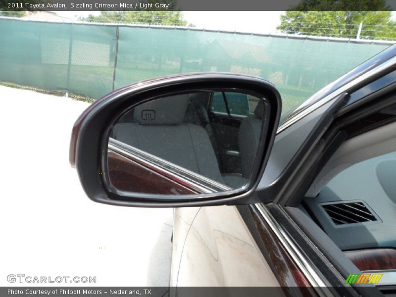 Sizzling Crimson Mica / Light Gray 2011 Toyota Avalon