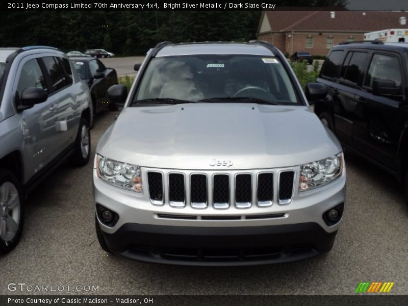 Bright Silver Metallic / Dark Slate Gray 2011 Jeep Compass Limited 70th Anniversary 4x4
