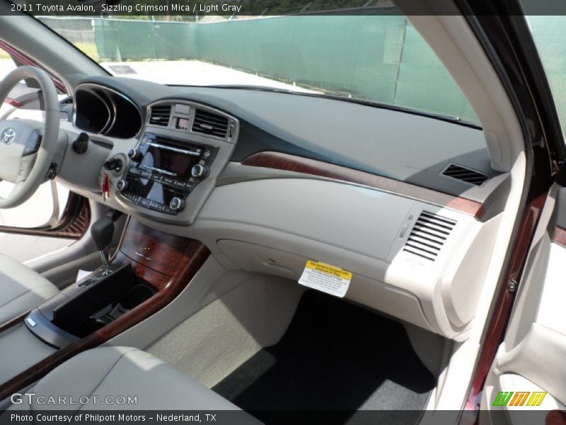 Sizzling Crimson Mica / Light Gray 2011 Toyota Avalon