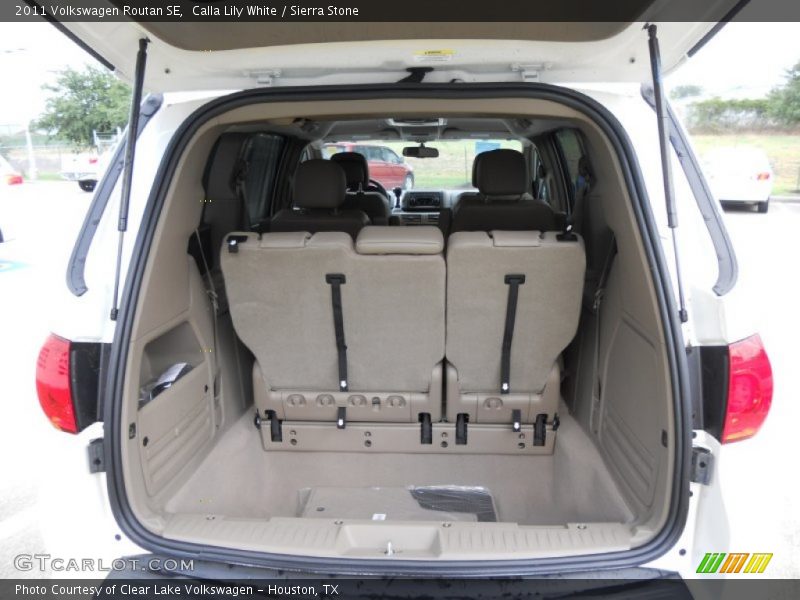 Calla Lily White / Sierra Stone 2011 Volkswagen Routan SE