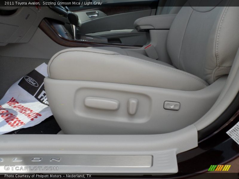 Sizzling Crimson Mica / Light Gray 2011 Toyota Avalon