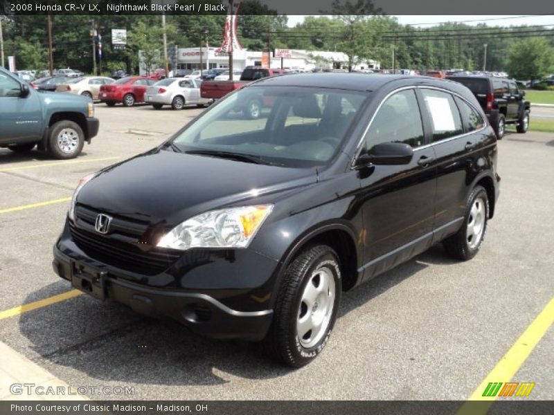 Nighthawk Black Pearl / Black 2008 Honda CR-V LX