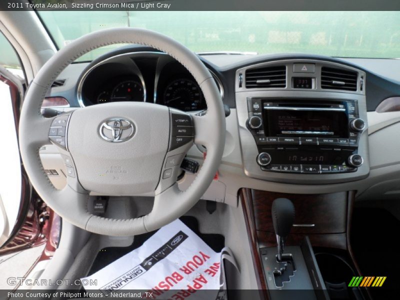 Sizzling Crimson Mica / Light Gray 2011 Toyota Avalon