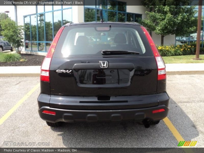 Nighthawk Black Pearl / Black 2008 Honda CR-V LX