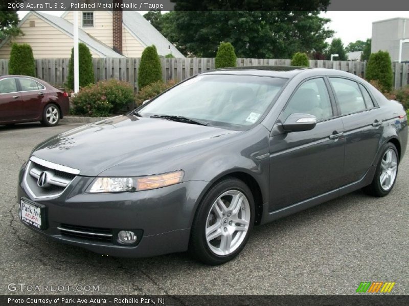 Polished Metal Metallic / Taupe 2008 Acura TL 3.2