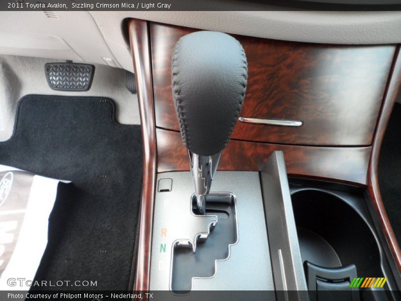 Sizzling Crimson Mica / Light Gray 2011 Toyota Avalon