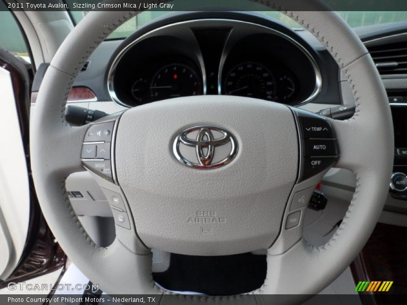 Sizzling Crimson Mica / Light Gray 2011 Toyota Avalon