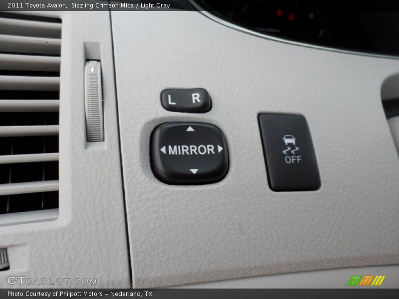 Sizzling Crimson Mica / Light Gray 2011 Toyota Avalon