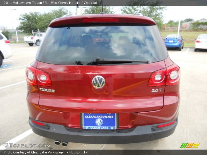 Wild Cherry Metallic / Charcoal 2011 Volkswagen Tiguan SEL