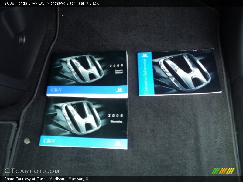 Nighthawk Black Pearl / Black 2008 Honda CR-V LX
