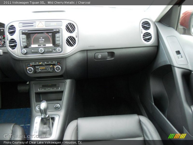 Wild Cherry Metallic / Charcoal 2011 Volkswagen Tiguan SEL