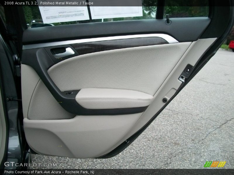 Polished Metal Metallic / Taupe 2008 Acura TL 3.2