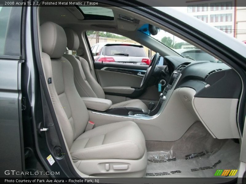 Polished Metal Metallic / Taupe 2008 Acura TL 3.2