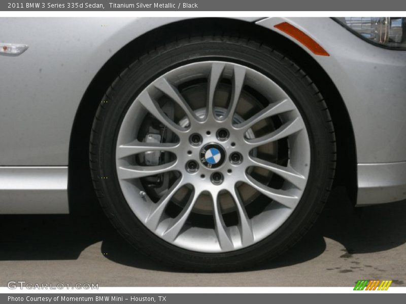 Titanium Silver Metallic / Black 2011 BMW 3 Series 335d Sedan