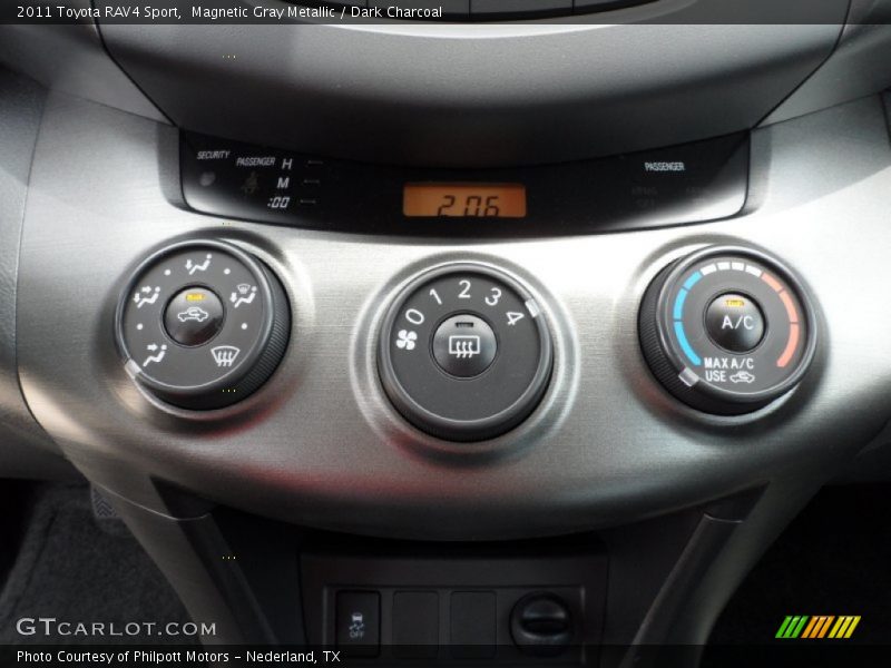 Controls of 2011 RAV4 Sport