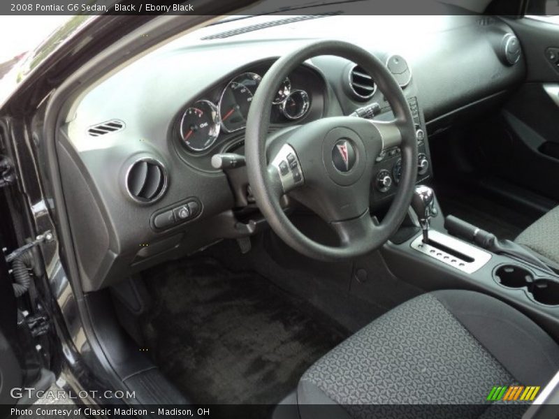 Black / Ebony Black 2008 Pontiac G6 Sedan