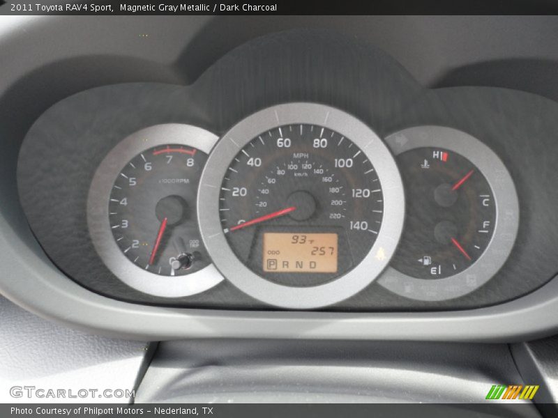  2011 RAV4 Sport Sport Gauges