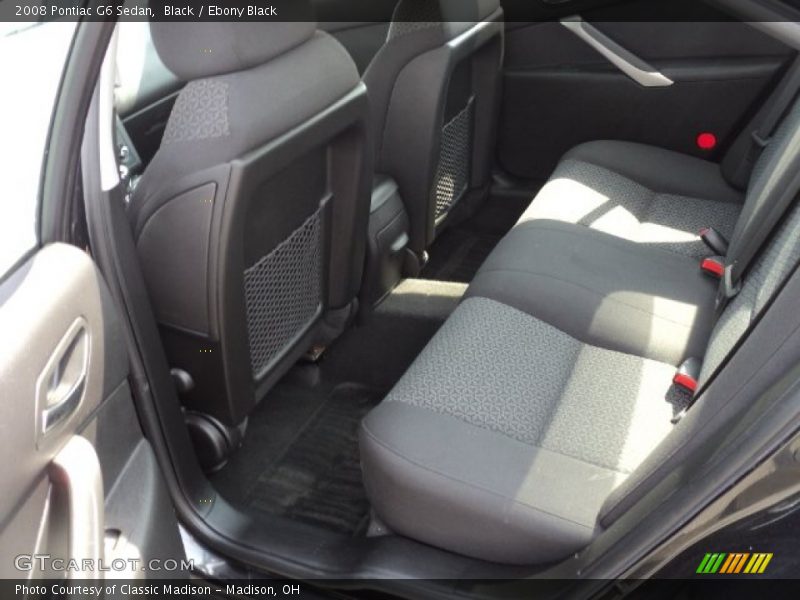 Black / Ebony Black 2008 Pontiac G6 Sedan