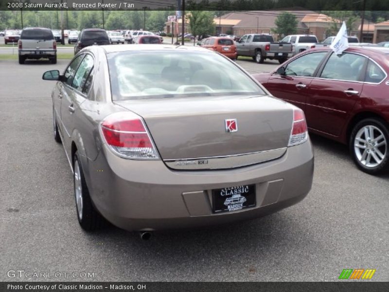 Bronzed Pewter / Tan 2008 Saturn Aura XE