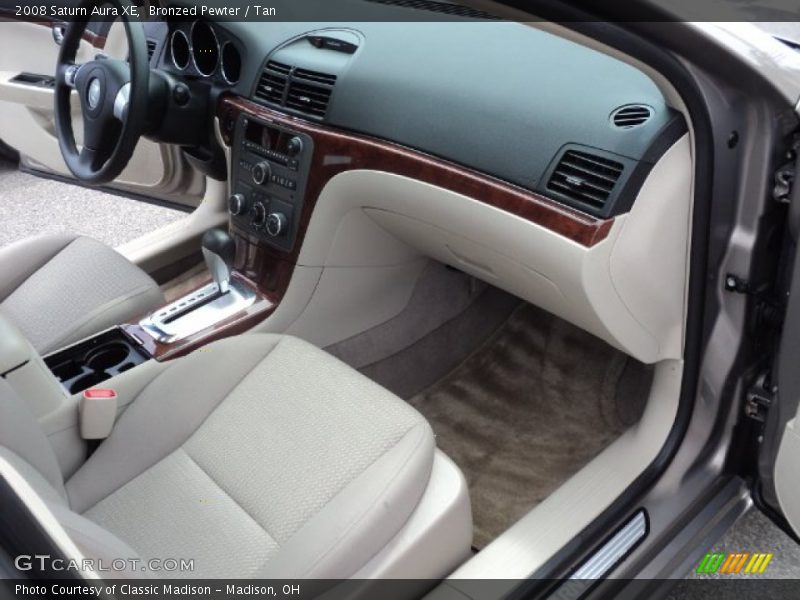 Bronzed Pewter / Tan 2008 Saturn Aura XE