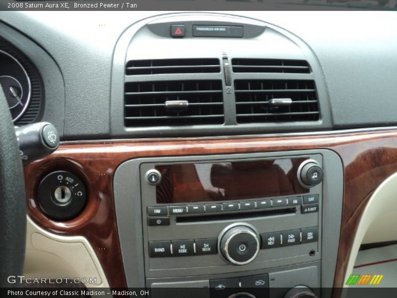 Bronzed Pewter / Tan 2008 Saturn Aura XE