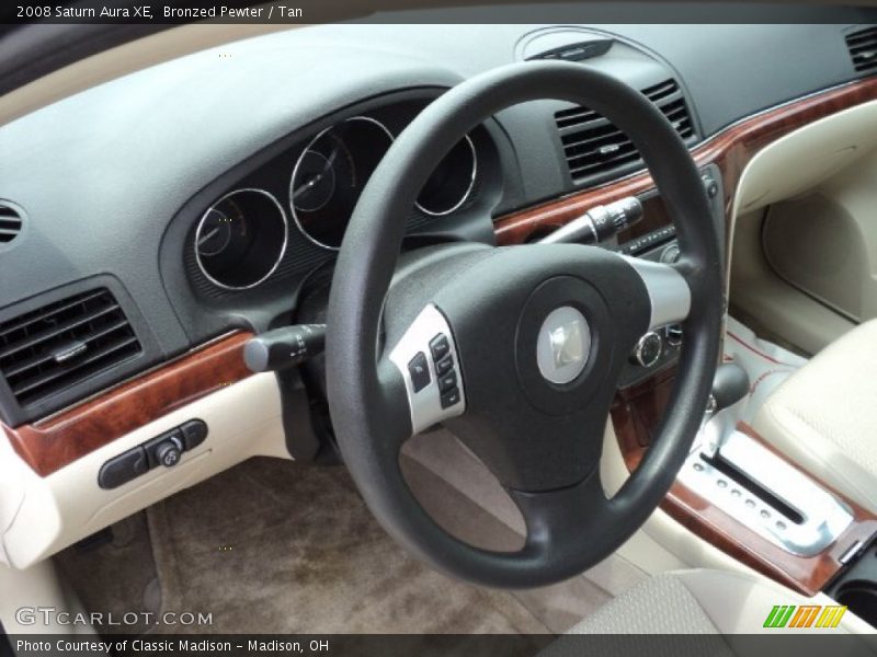 Bronzed Pewter / Tan 2008 Saturn Aura XE