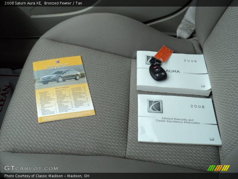 Bronzed Pewter / Tan 2008 Saturn Aura XE