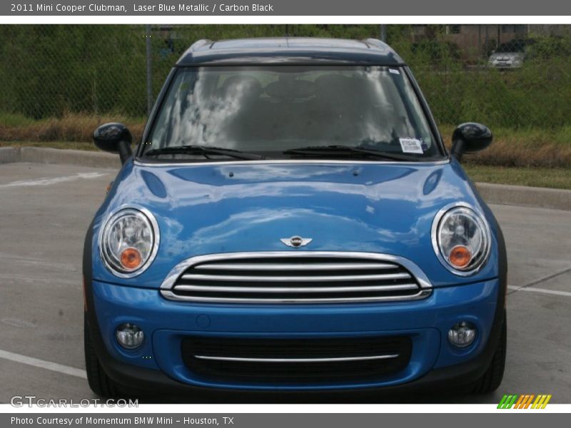Laser Blue Metallic / Carbon Black 2011 Mini Cooper Clubman