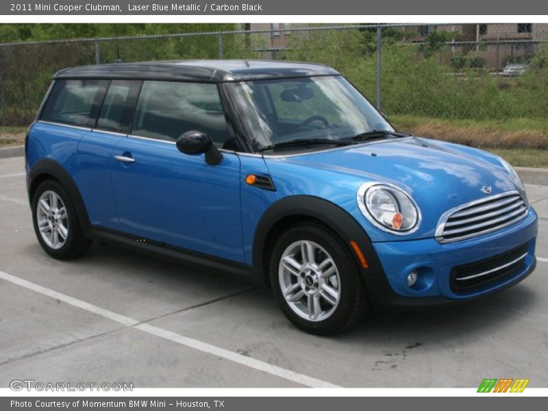 Laser Blue Metallic / Carbon Black 2011 Mini Cooper Clubman
