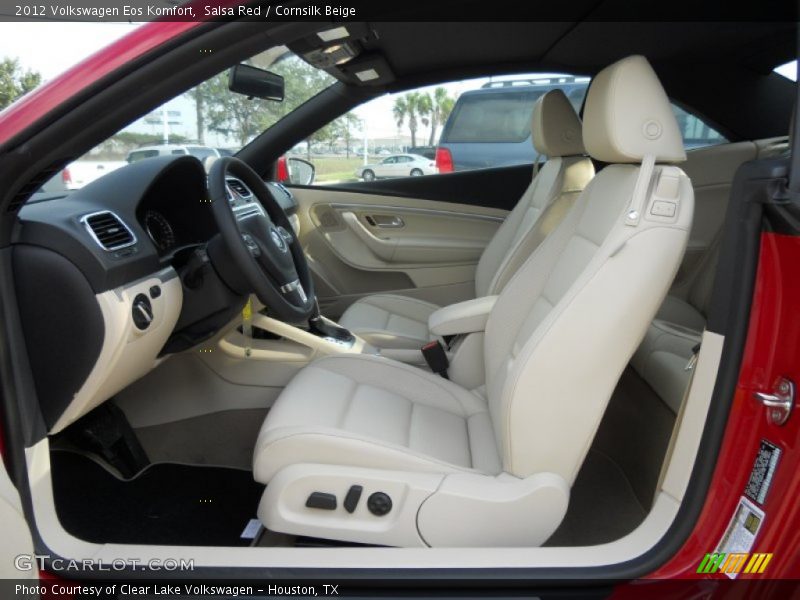  2012 Eos Komfort Cornsilk Beige Interior