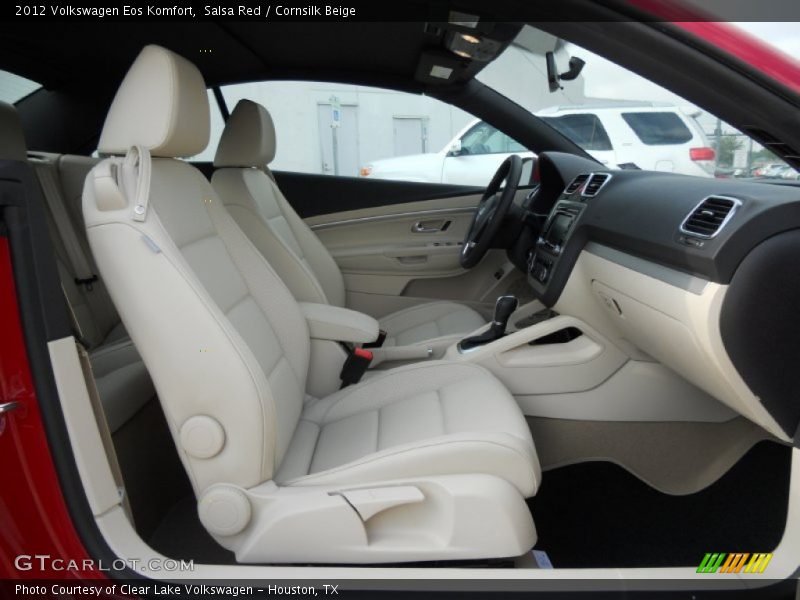  2012 Eos Komfort Cornsilk Beige Interior
