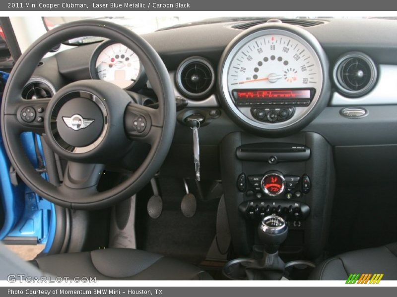Laser Blue Metallic / Carbon Black 2011 Mini Cooper Clubman