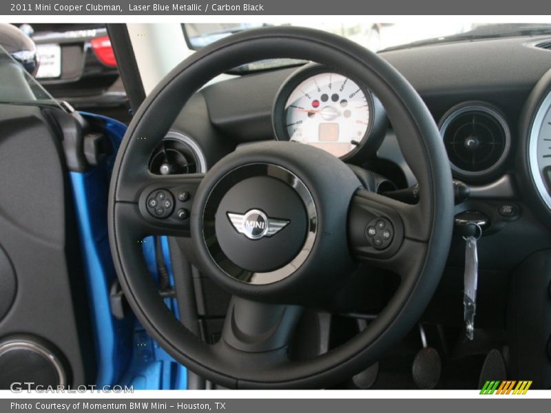 Laser Blue Metallic / Carbon Black 2011 Mini Cooper Clubman