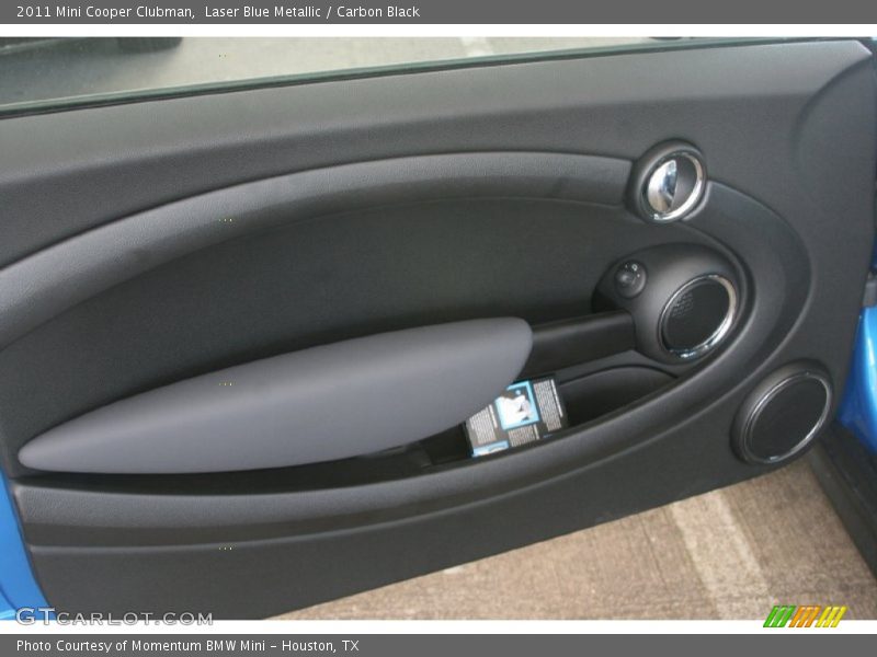 Laser Blue Metallic / Carbon Black 2011 Mini Cooper Clubman