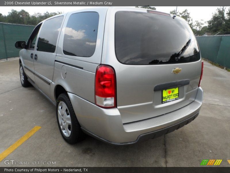 Silverstone Metallic / Medium Gray 2006 Chevrolet Uplander LS