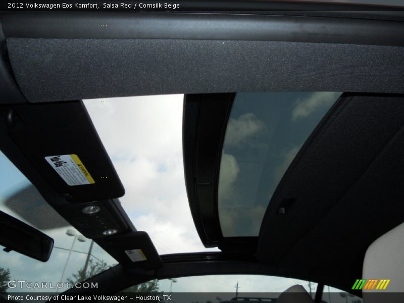 Salsa Red / Cornsilk Beige 2012 Volkswagen Eos Komfort