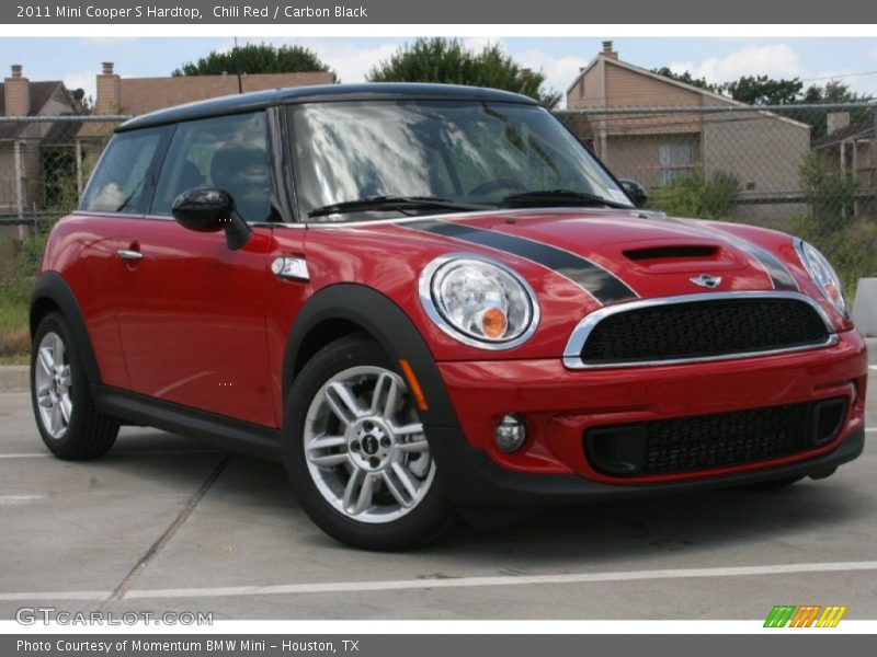 Chili Red / Carbon Black 2011 Mini Cooper S Hardtop