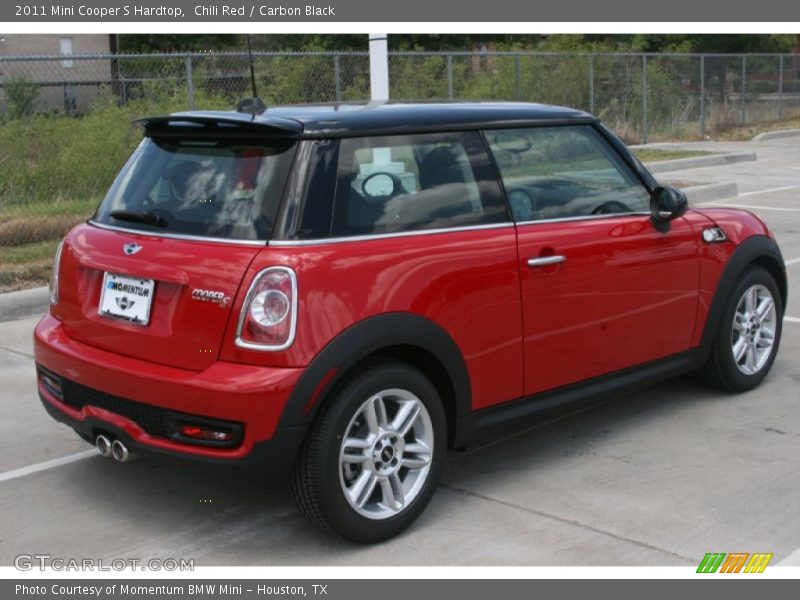 Chili Red / Carbon Black 2011 Mini Cooper S Hardtop