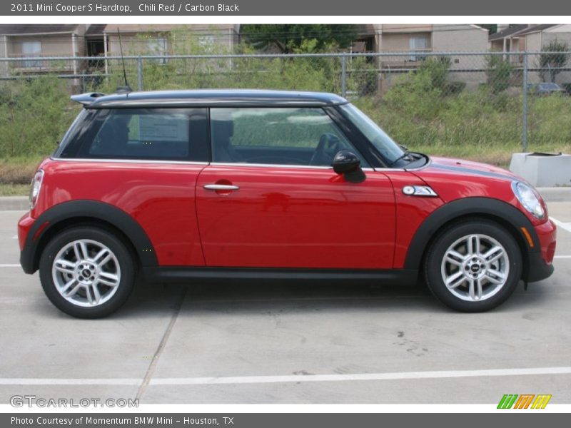 Chili Red / Carbon Black 2011 Mini Cooper S Hardtop
